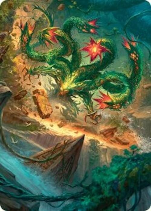 Mossborn Hydra Art Card (42/54) [Foundations Art Series] | I Want That Stuff Brandon