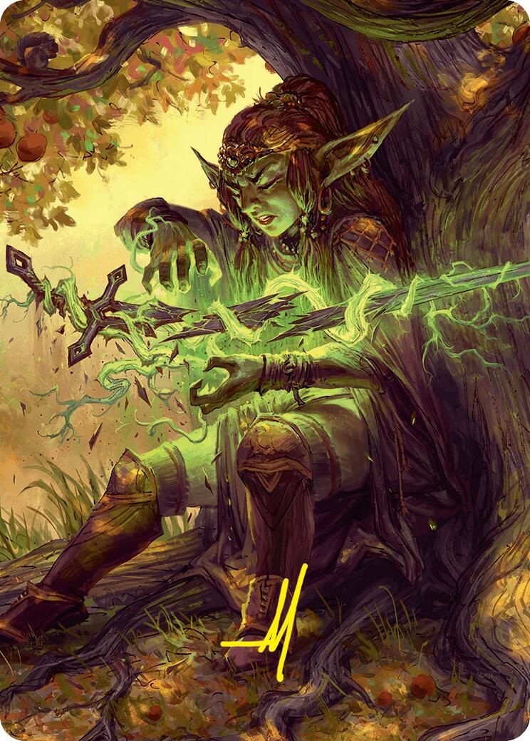 Reclamation Sage Art Card (45/54) (Gold-Stamped Signature) [Foundations Art Series] | I Want That Stuff Brandon