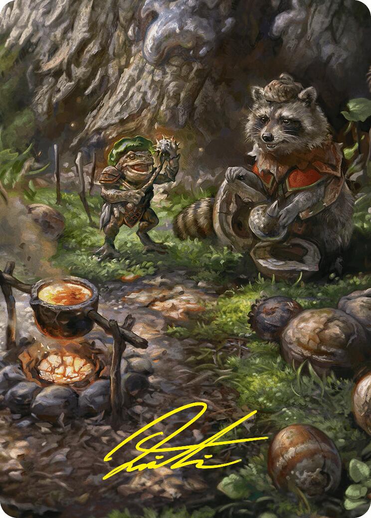 Sylvan Scavenging Art Card (46/54) (Gold-Stamped Signature) [Foundations Art Series] | I Want That Stuff Brandon