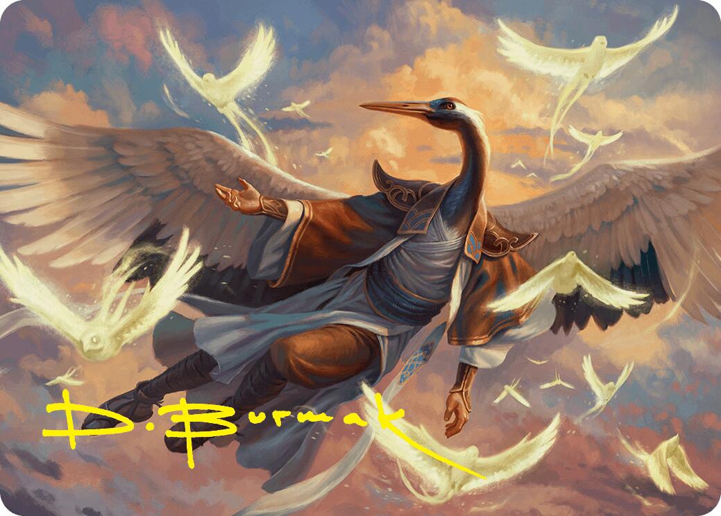 Kykar, Zephyr Awakener Art Card (16/54) (Gold-Stamped Signature) [Foundations Art Series] | I Want That Stuff Brandon