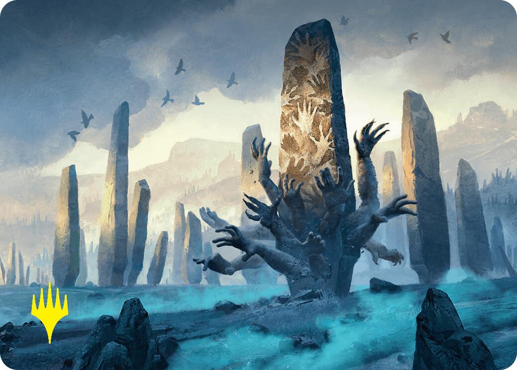 Soulstone Sanctuary Art Card (19/54) (Gold-Stamped Signature) [Foundations Art Series] | I Want That Stuff Brandon
