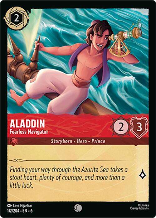 Aladdin - Fearless Navigator (112/204) [Azurite Sea] | I Want That Stuff Brandon