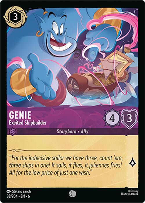 Genie - Excited Shipbuilder (38/204) [Azurite Sea] | I Want That Stuff Brandon