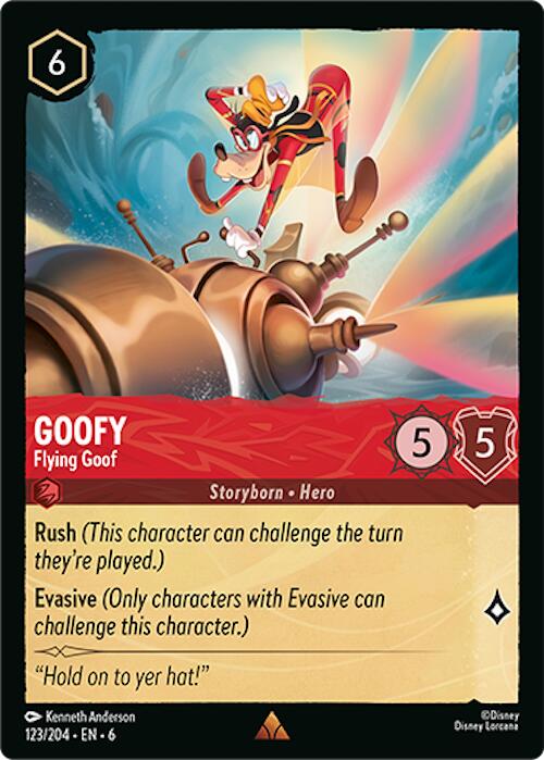Goofy - Flying Goof (123/204) [Azurite Sea] | I Want That Stuff Brandon