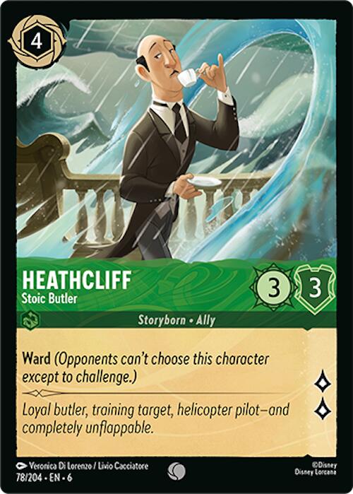 Heathcliff - Stoic Butler (78/204) [Azurite Sea] | I Want That Stuff Brandon