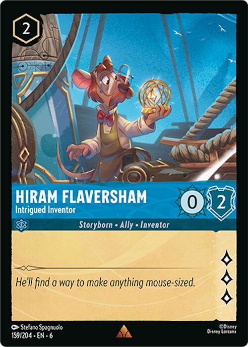 Hiram Flaversham - Intrigued Inventor (159/204) [Azurite Sea] | I Want That Stuff Brandon