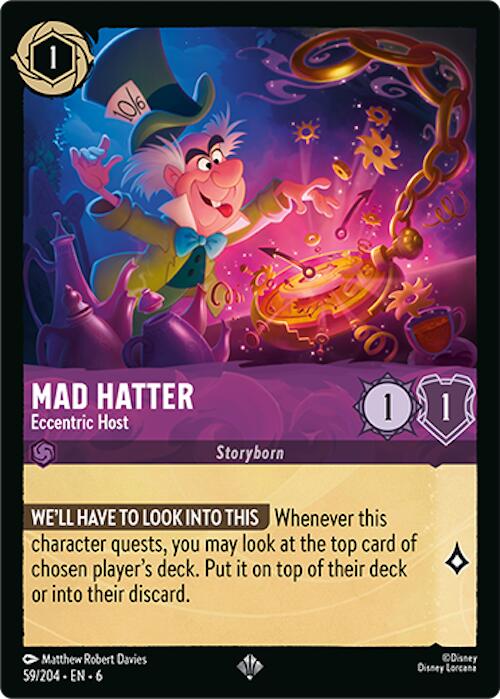 Mad Hatter - Eccentric Host (59/204) [Azurite Sea] | I Want That Stuff Brandon