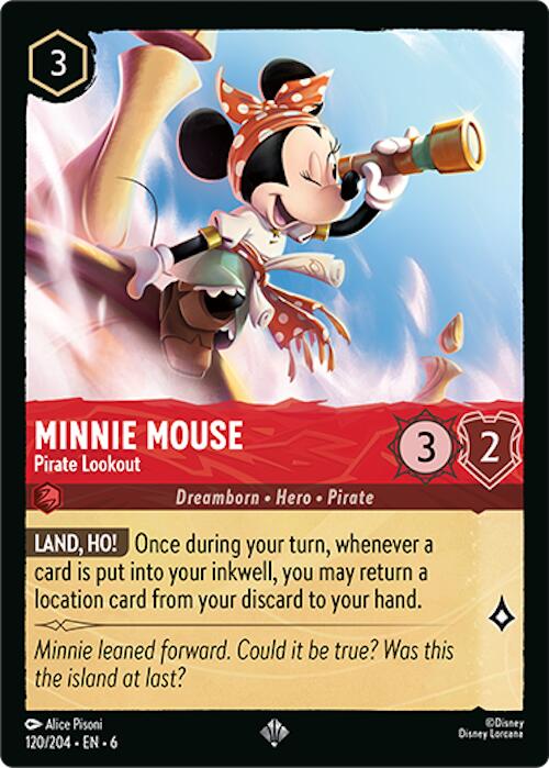 Minnie Mouse - Pirate Lookout (120/204) [Azurite Sea] | I Want That Stuff Brandon
