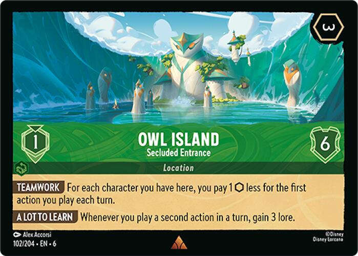 Owl Island - Secluded Entrance (102/204) [Azurite Sea] | I Want That Stuff Brandon