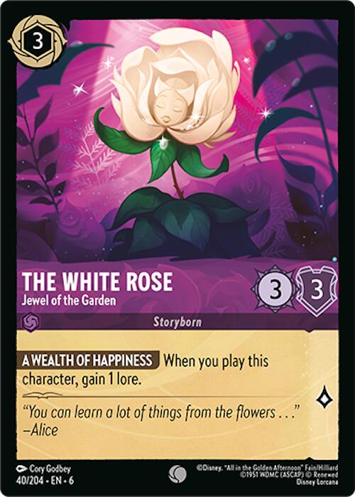 The White Rose - Jewel of the Garden (40/204) [Azurite Sea] | I Want That Stuff Brandon