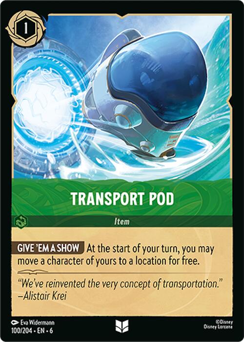 Transport Pod (100/204) [Azurite Sea] | I Want That Stuff Brandon
