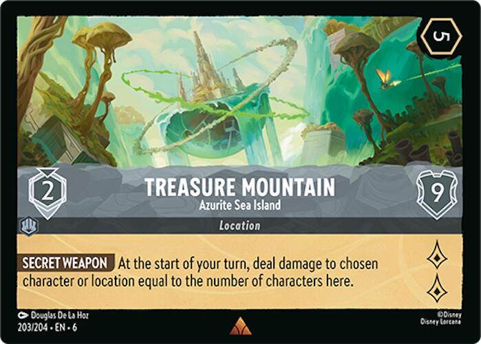 Treasure Mountain - Azurite Sea Island (203/204) [Azurite Sea] | I Want That Stuff Brandon