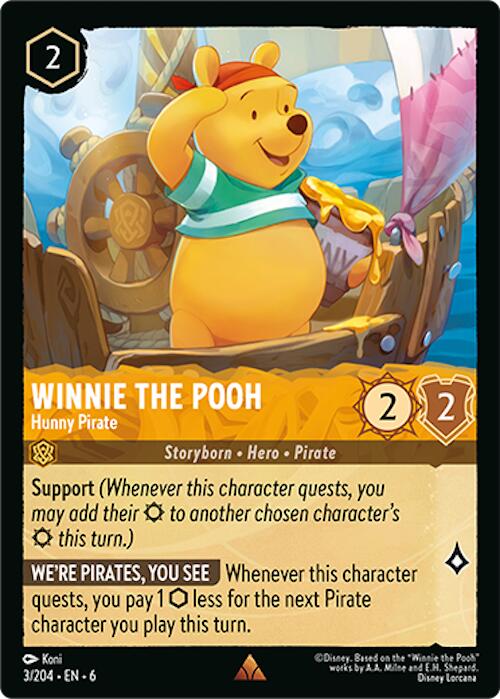 Winnie the Pooh - Hunny Pirate (3/204) [Azurite Sea] | I Want That Stuff Brandon