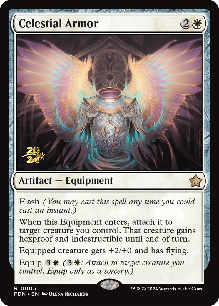 Celestial Armor [Foundations Prerelease Promos] | I Want That Stuff Brandon