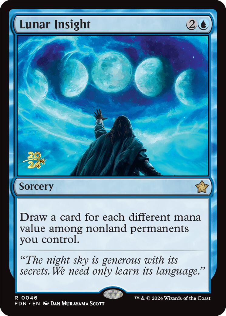 Lunar Insight [Foundations Prerelease Promos] | I Want That Stuff Brandon