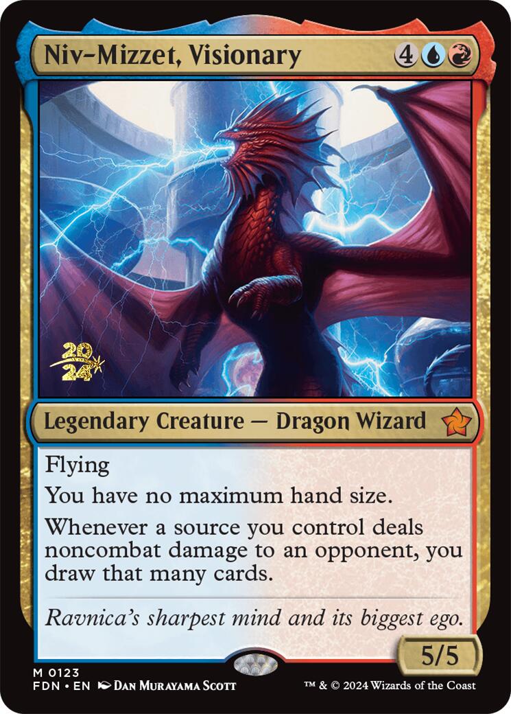 Niv-Mizzet, Visionary [Foundations Prerelease Promos] | I Want That Stuff Brandon