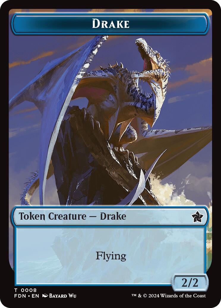 Drake // Goblin Doubled-Sided Token [Foundations Tokens] | I Want That Stuff Brandon