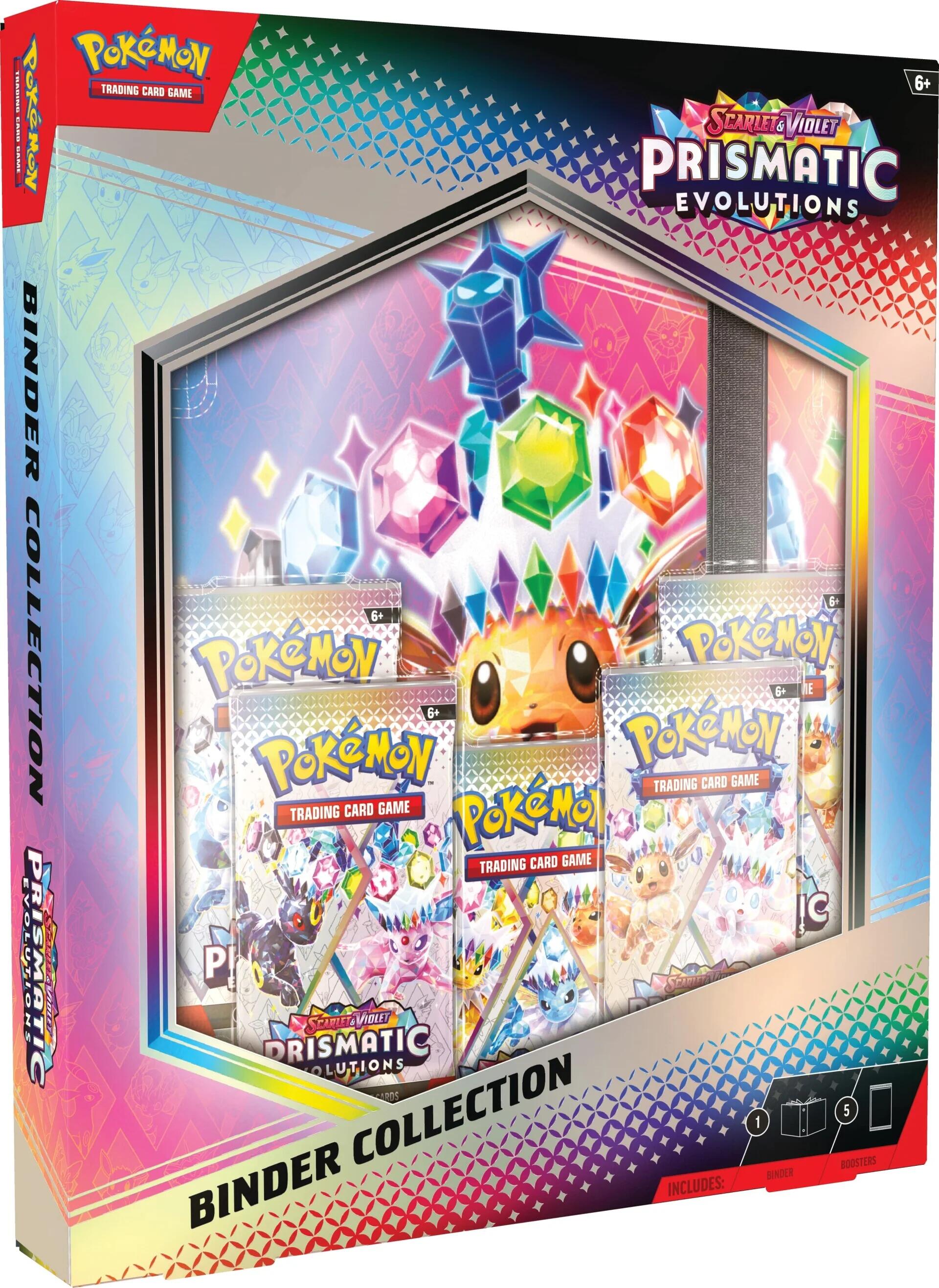 Scarlet & Violet: Prismatic Evolutions - Binder Collection | I Want That Stuff Brandon