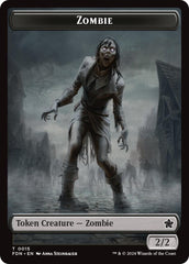 Zombie // Insect Doubled-Sided Token [Foundations Tokens] | I Want That Stuff Brandon