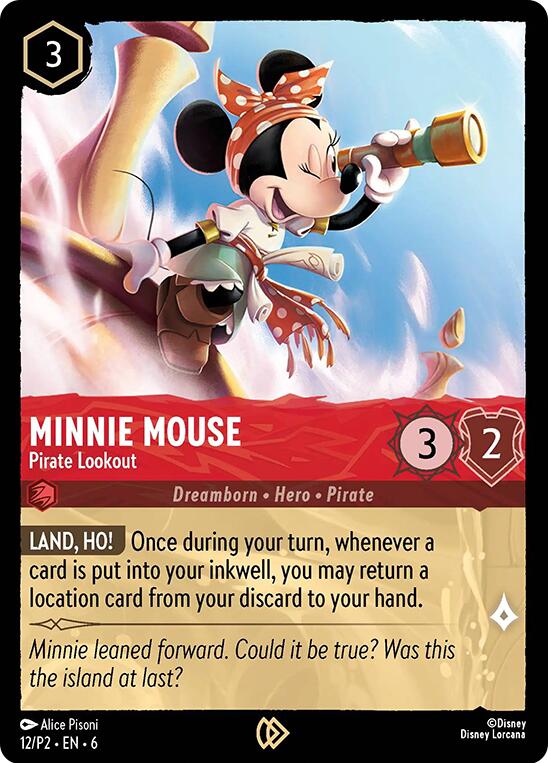 Minnie Mouse - Pirate Lookout (12/P2) [Promo Cards] | I Want That Stuff Brandon