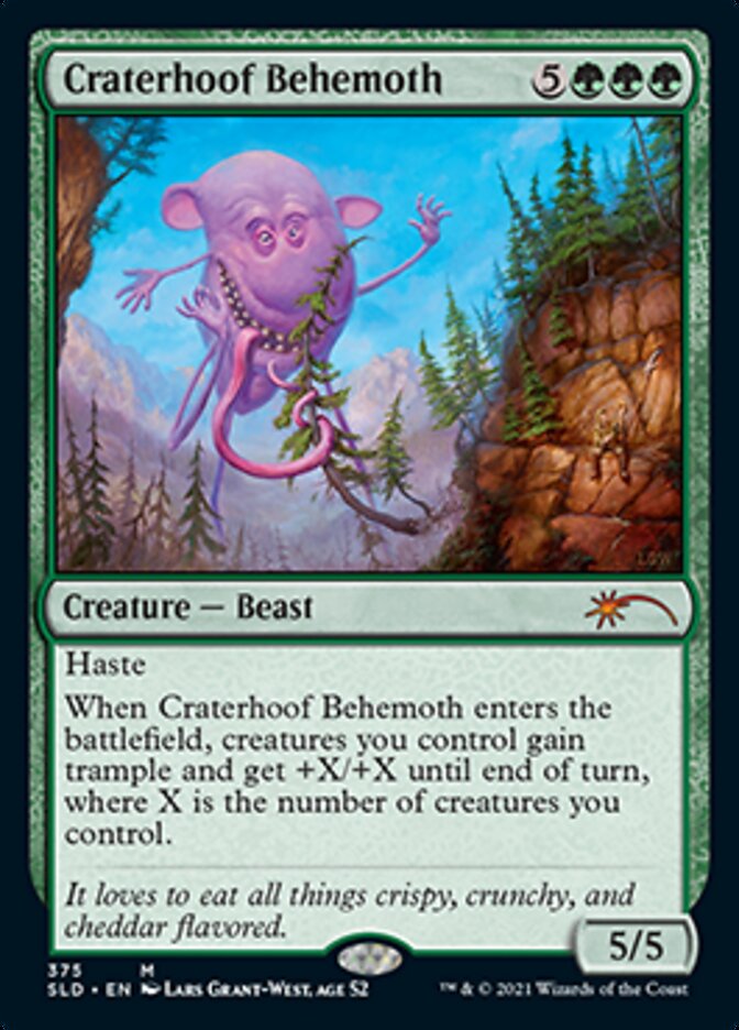 Craterhoof Behemoth (375) [Secret Lair Drop Series] | I Want That Stuff Brandon