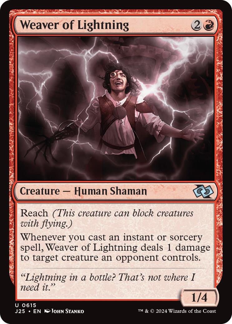Weaver of Lightning [Foundations Jumpstart] | I Want That Stuff Brandon