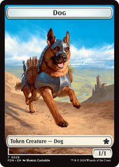 Dog // Beast (0033) Double-Sided Token [Foundations Tokens] | I Want That Stuff Brandon