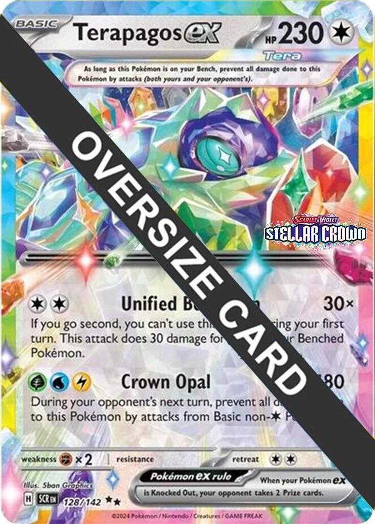 Terapagos ex (128/142) (Jumbo Card) [Scarlet & Violet: Black Star Promos] | I Want That Stuff Brandon