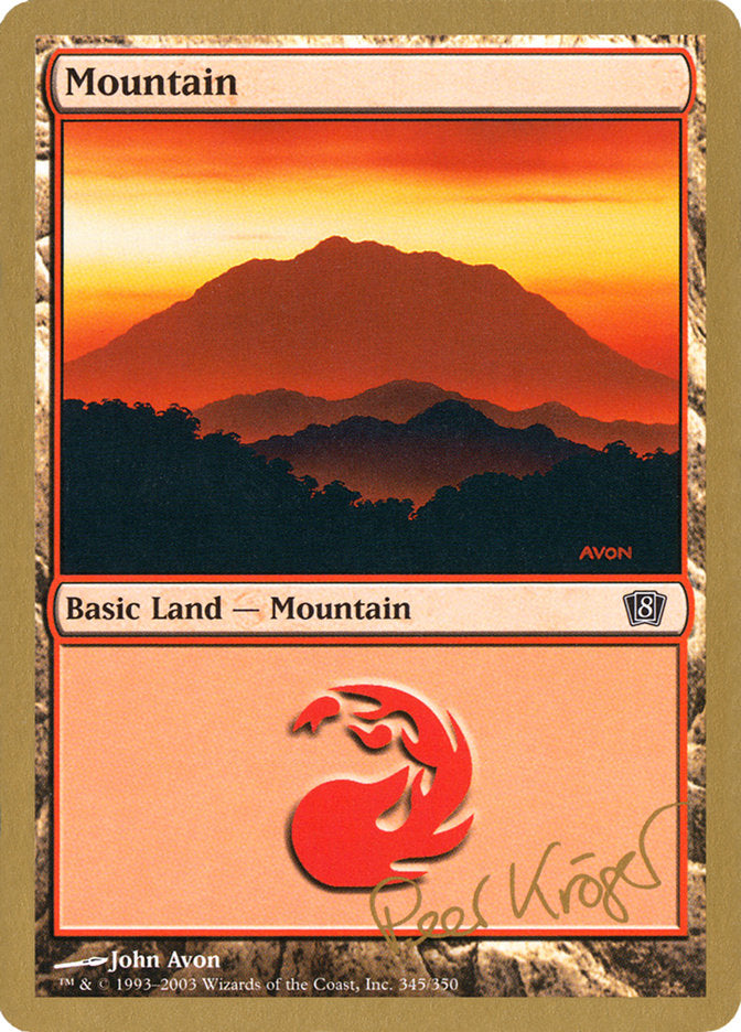 Mountain (pk345) (Peer Kroger) [World Championship Decks 2003] | I Want That Stuff Brandon