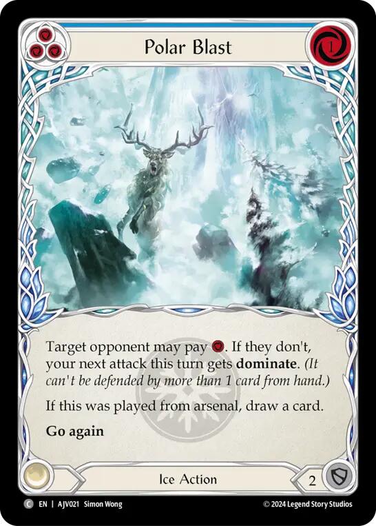 Polar Blast (Blue) [AJV021] (Armory Deck: Jarl Vetreidi) | I Want That Stuff Brandon