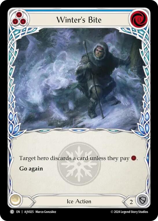 Winter's Bite (Blue) [AJV025] (Armory Deck: Jarl Vetreidi) | I Want That Stuff Brandon