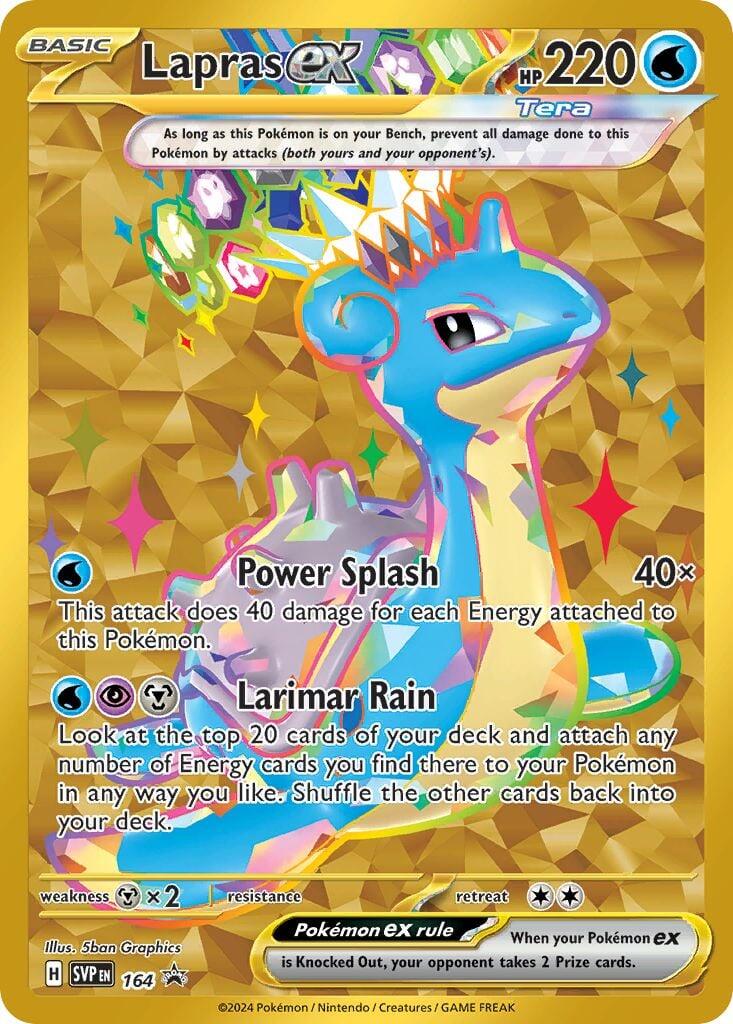 Lapras ex (164) [Scarlet & Violet: Black Star Promos] | I Want That Stuff Brandon