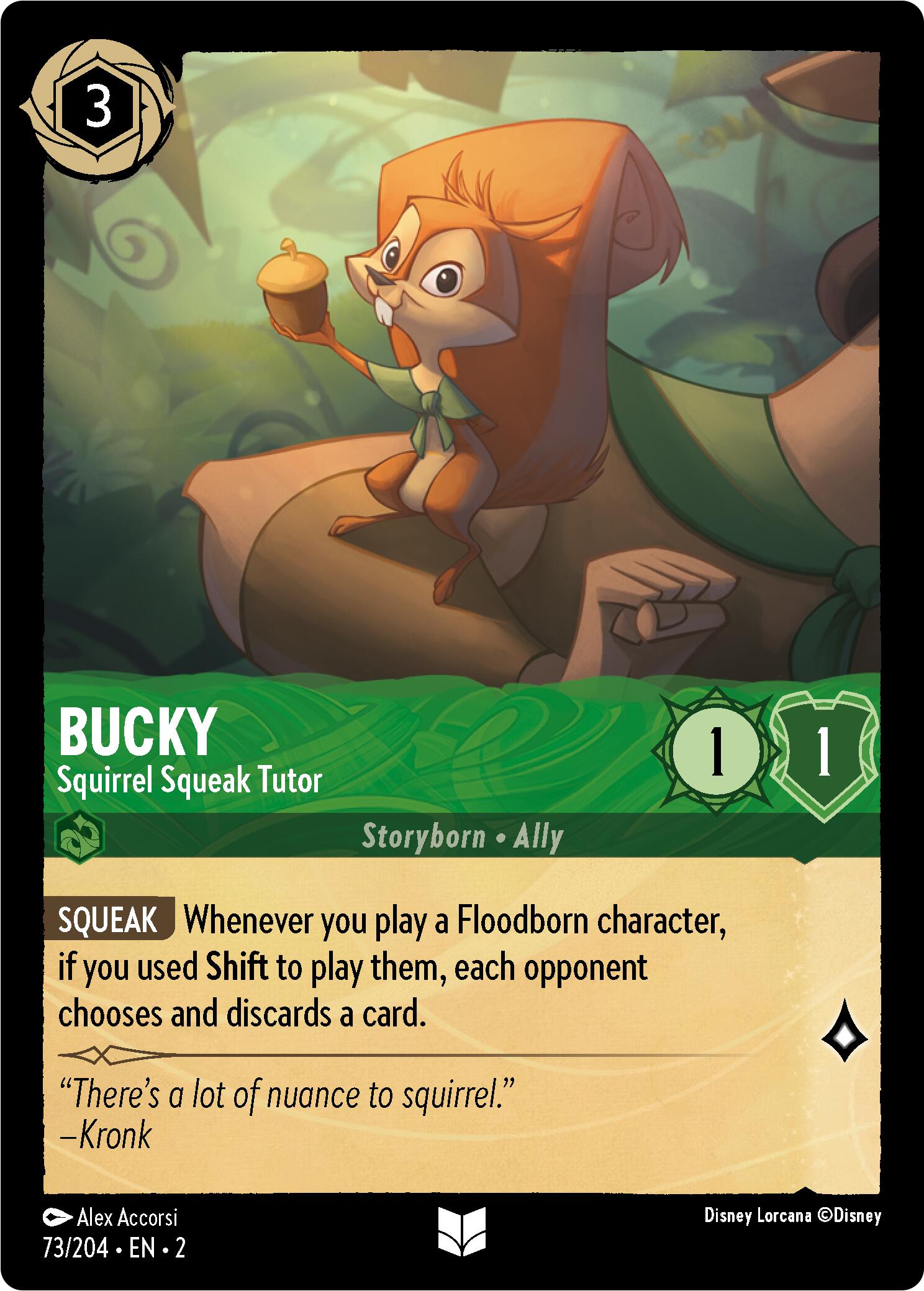 Bucky - Squirrel Squeak Tutor (Errata Version) (73/204) [Rise of the Floodborn] | I Want That Stuff Brandon