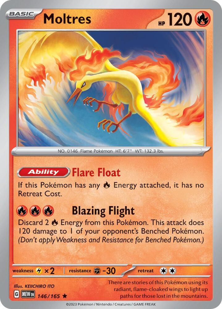 Moltres (146/165 - Deck Exclusives) [Scarlet & Violet 151] | I Want That Stuff Brandon