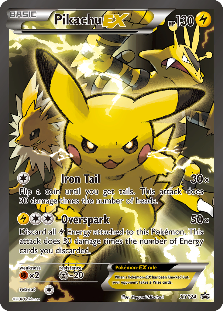 Pikachu EX (XY124) [XY: Black Star Promos] | I Want That Stuff Brandon