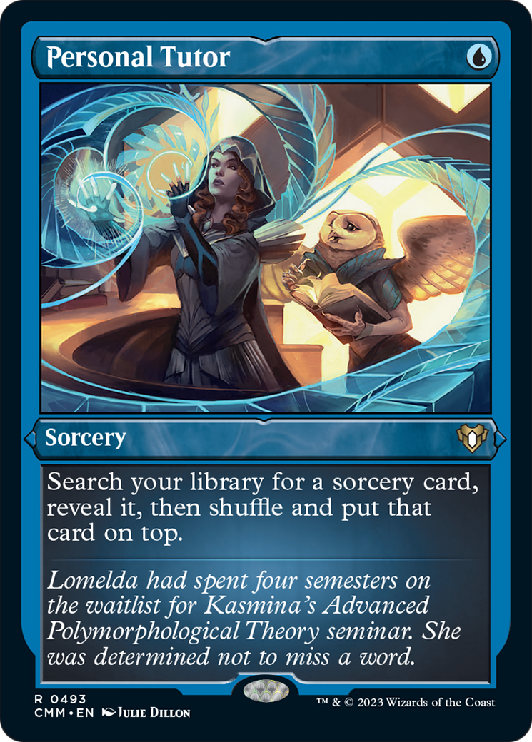 Personal Tutor (Foil Etched) [Commander Masters] | I Want That Stuff Brandon