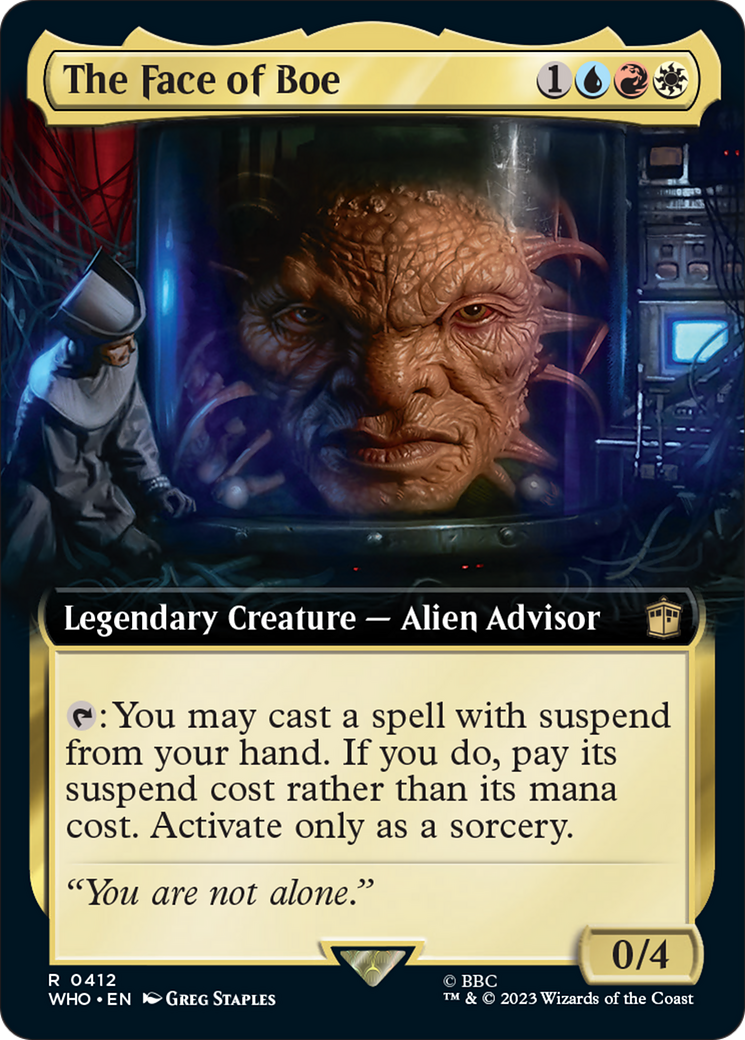 The Face of Boe (Extended Art) [Doctor Who] | I Want That Stuff Brandon