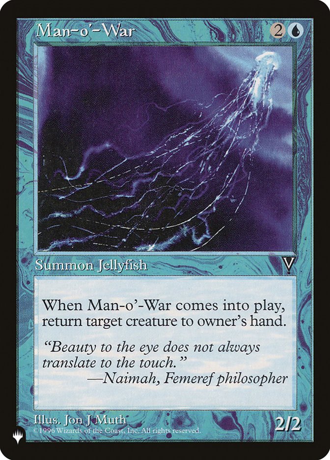 Man-o'-War [The List] | I Want That Stuff Brandon