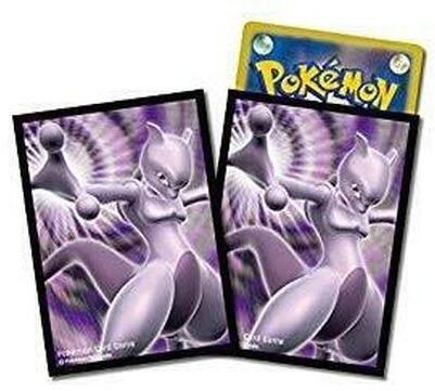 Card Sleeves - Mewtwo v2 (64-Pack) (Pokemon Center Japan Exclusive) | I Want That Stuff Brandon