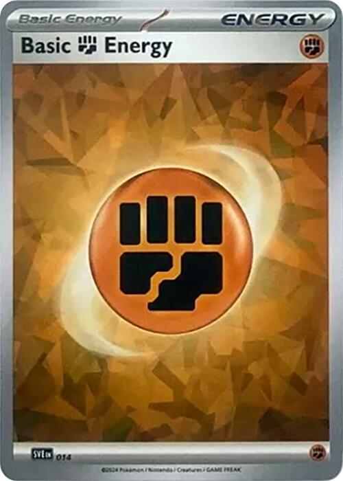 Basic Fighting Energy (014) (Cracked Ice Holo) [Scarlet & Violet: Stellar Crown] | I Want That Stuff Brandon