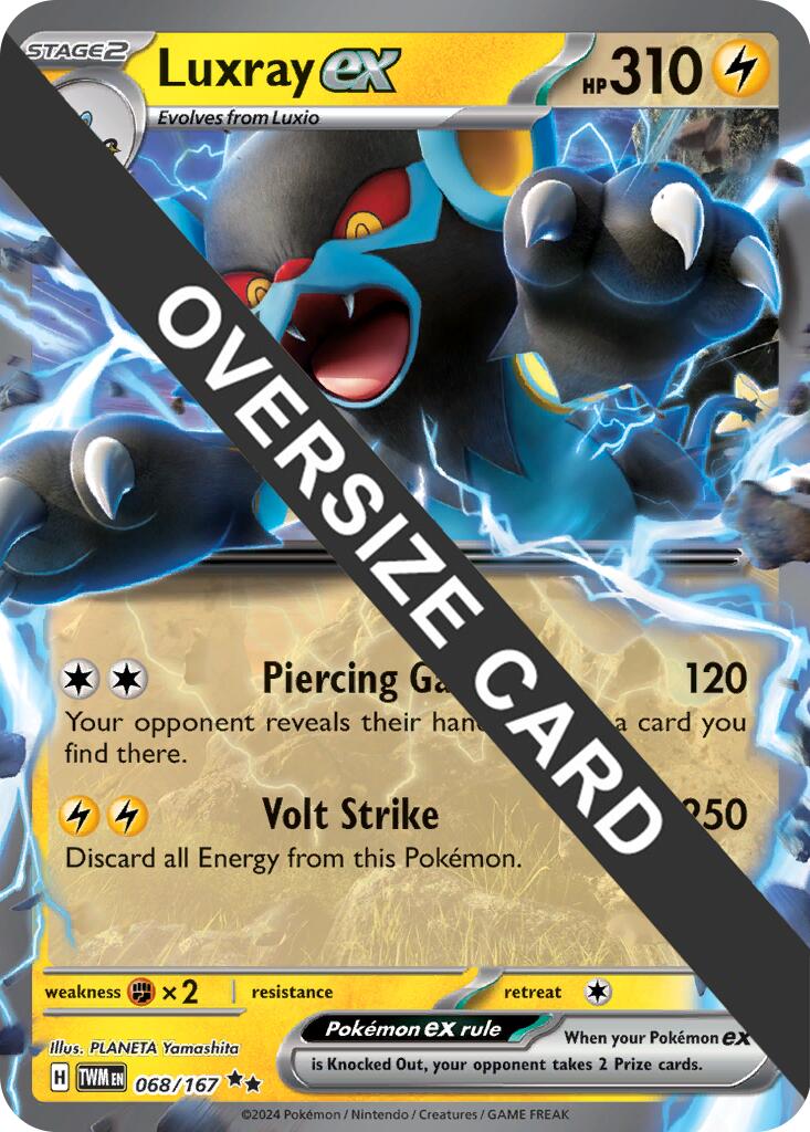 Luxray ex (068/167) (Jumbo Card) [Miscellaneous Cards] | I Want That Stuff Brandon