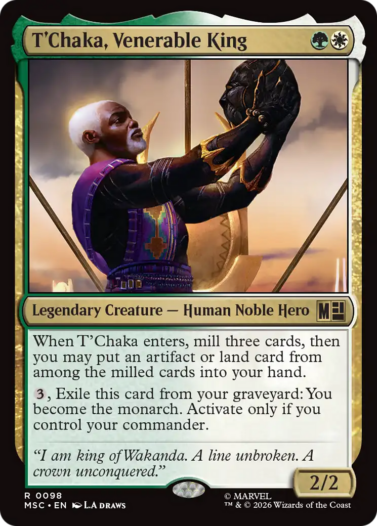 T'Chaka, Venerable King [Marvel Super Heroes Commander] | I Want That Stuff Brandon