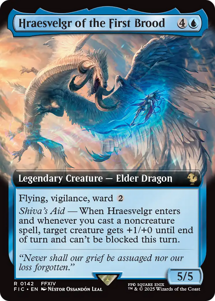 Hraesvelgr of the First Brood (Extended Art) [FINAL FANTASY Commander] | I Want That Stuff Brandon