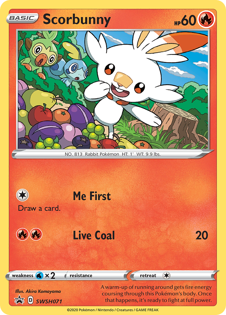 Scorbunny (SWSH071) [Sword & Shield: Black Star Promos] | I Want That Stuff Brandon