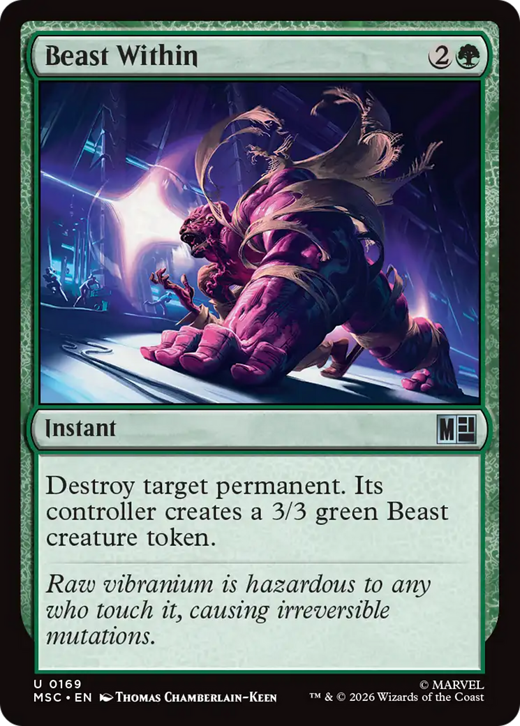 Beast Within [Marvel Super Heroes Commander] | I Want That Stuff Brandon