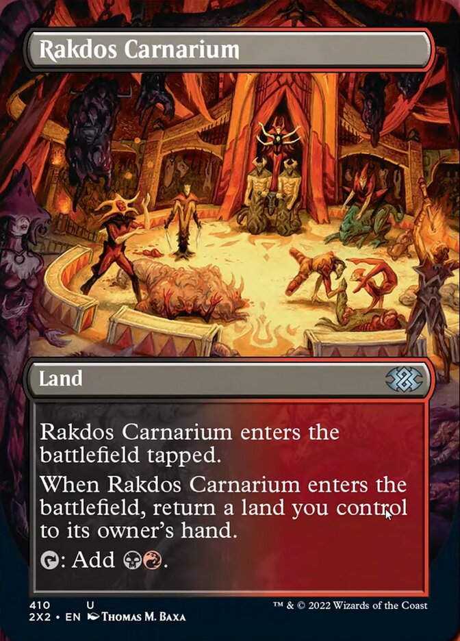 Rakdos Carnarium (Borderless Alternate Art) [Double Masters 2022] | I Want That Stuff Brandon