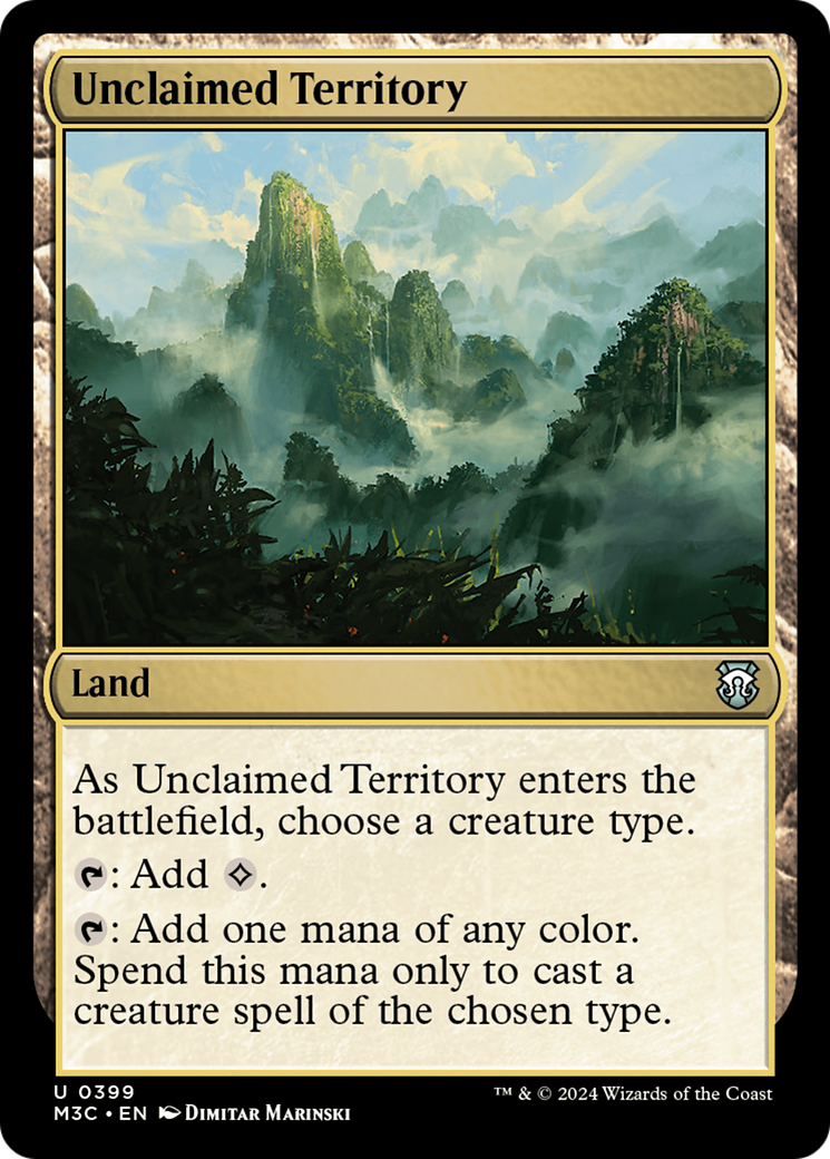 Unclaimed Territory (Ripple Foil) [Modern Horizons 3 Commander] | I Want That Stuff Brandon