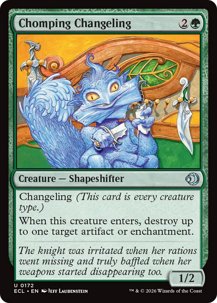 Chomping Changeling [Lorwyn Eclipsed] | I Want That Stuff Brandon