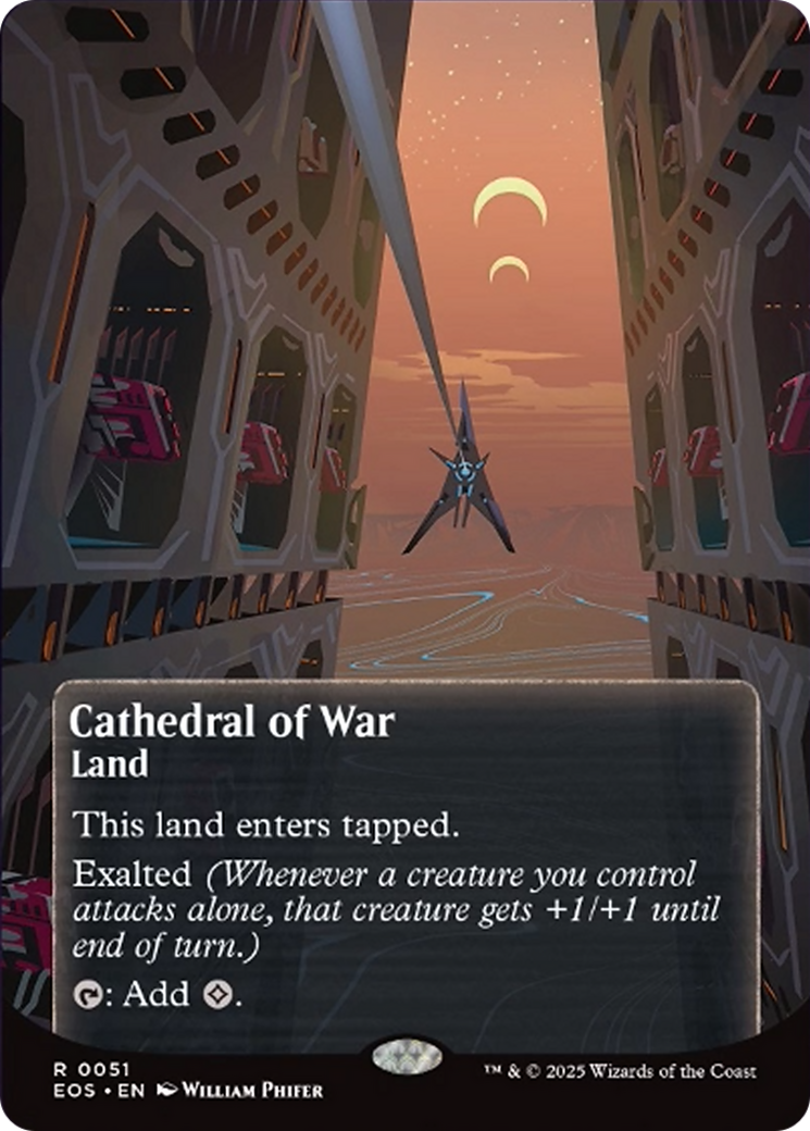 Cathedral of War (0051) (Borderless) [Edge of Eternities: Stellar Sights] | I Want That Stuff Brandon