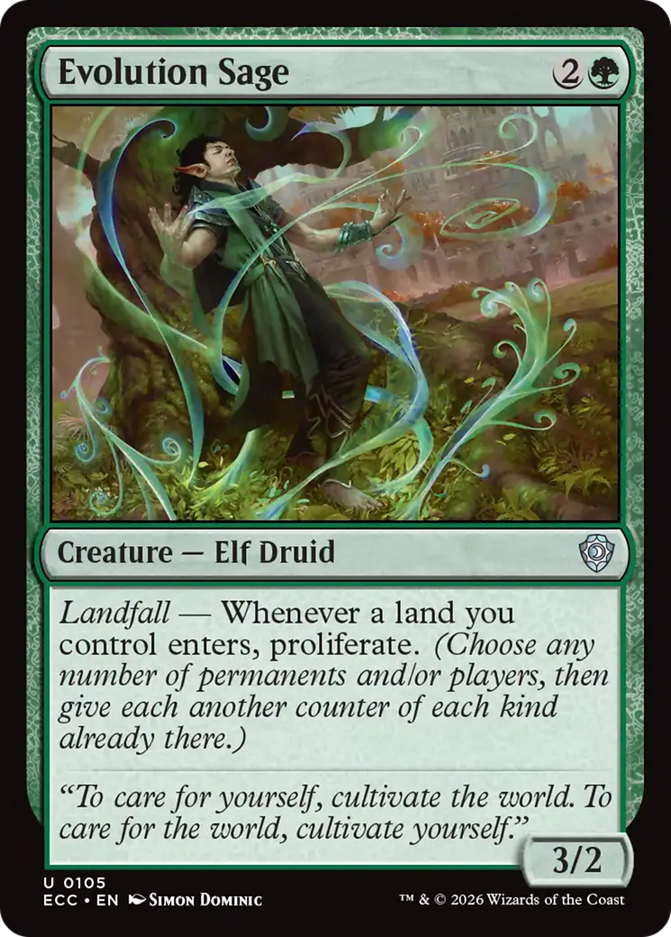 Evolution Sage [Lorwyn Eclipsed Commander] | I Want That Stuff Brandon